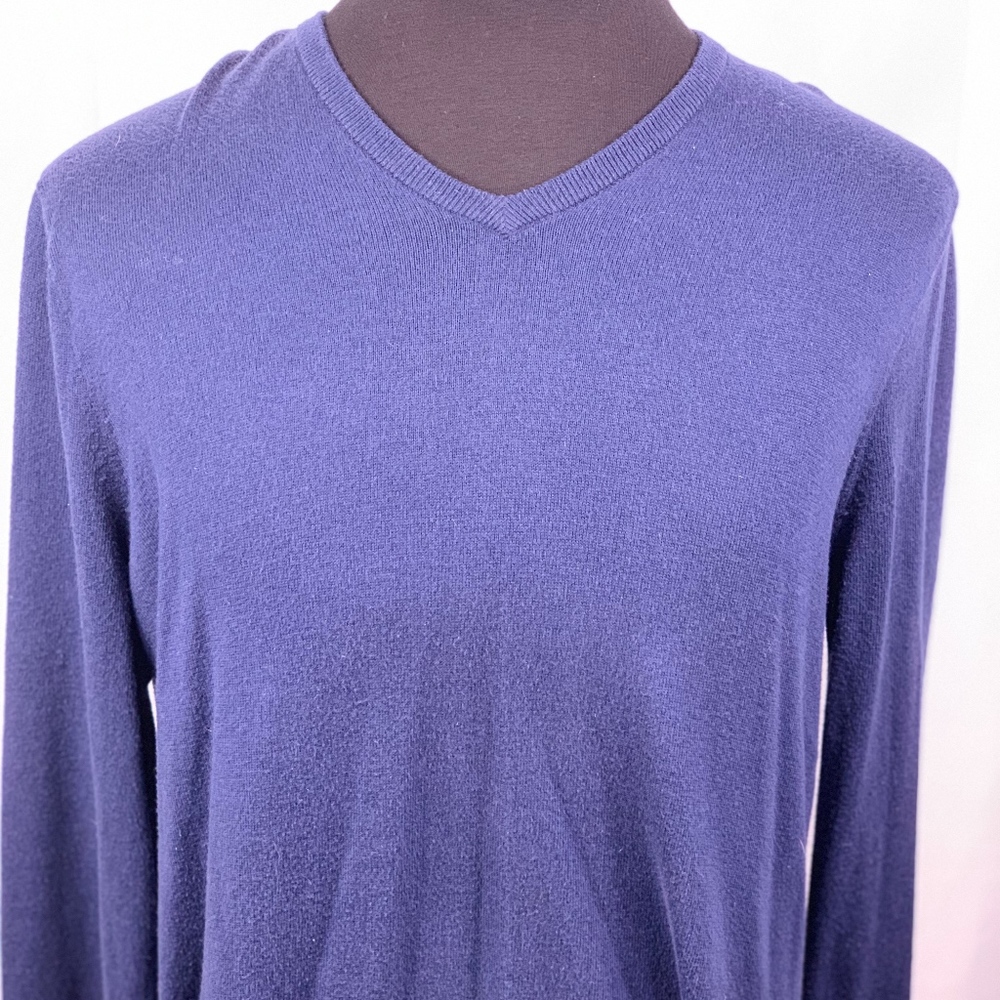 J.Crew Men's Cotton Cashmere V Neck Sweater